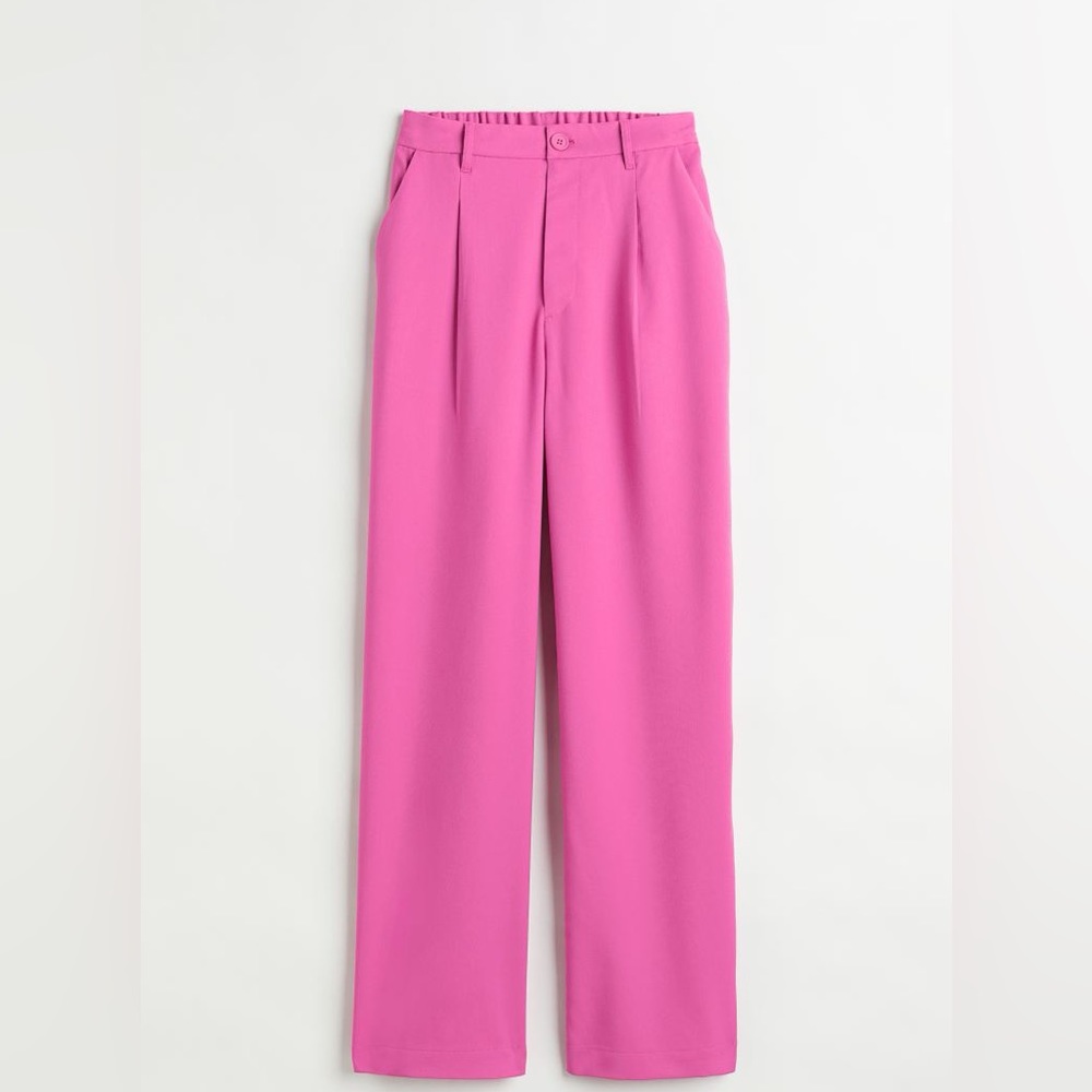 Hot pink trousers